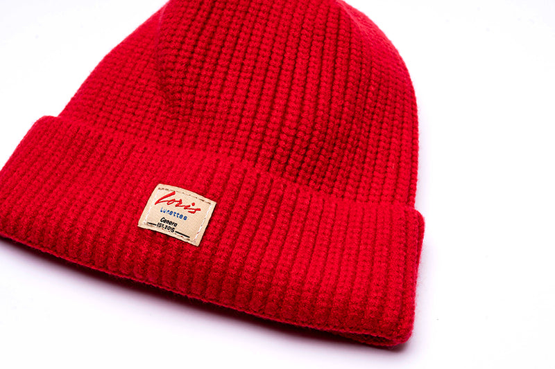 Merino Beanie - Red