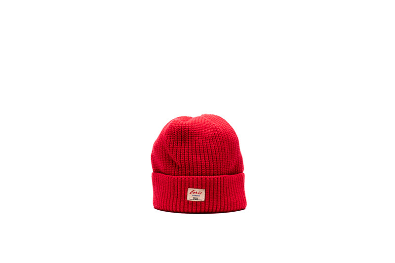 Merino Beanie - Red